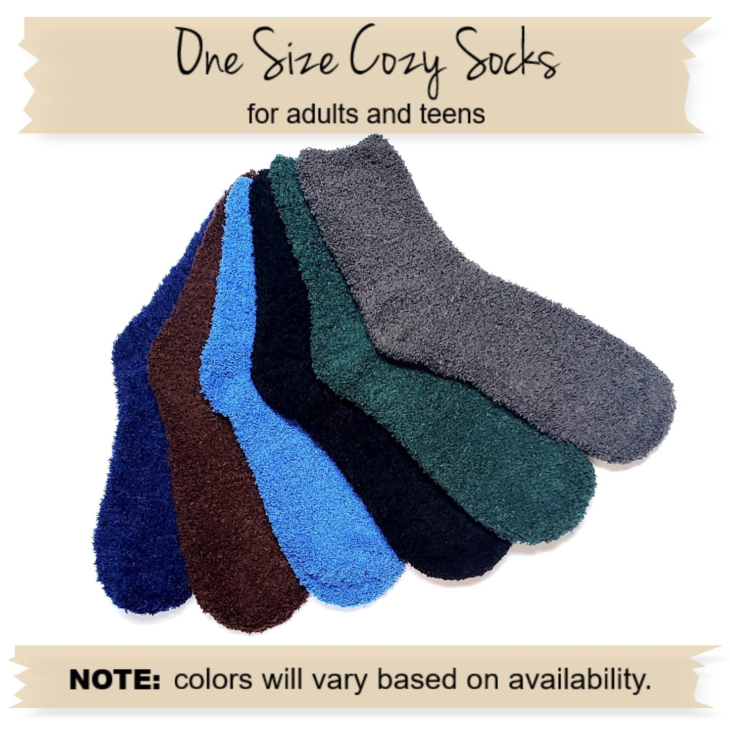 Fuzzy Socks Cupcake Gift Box for Adults and Teens