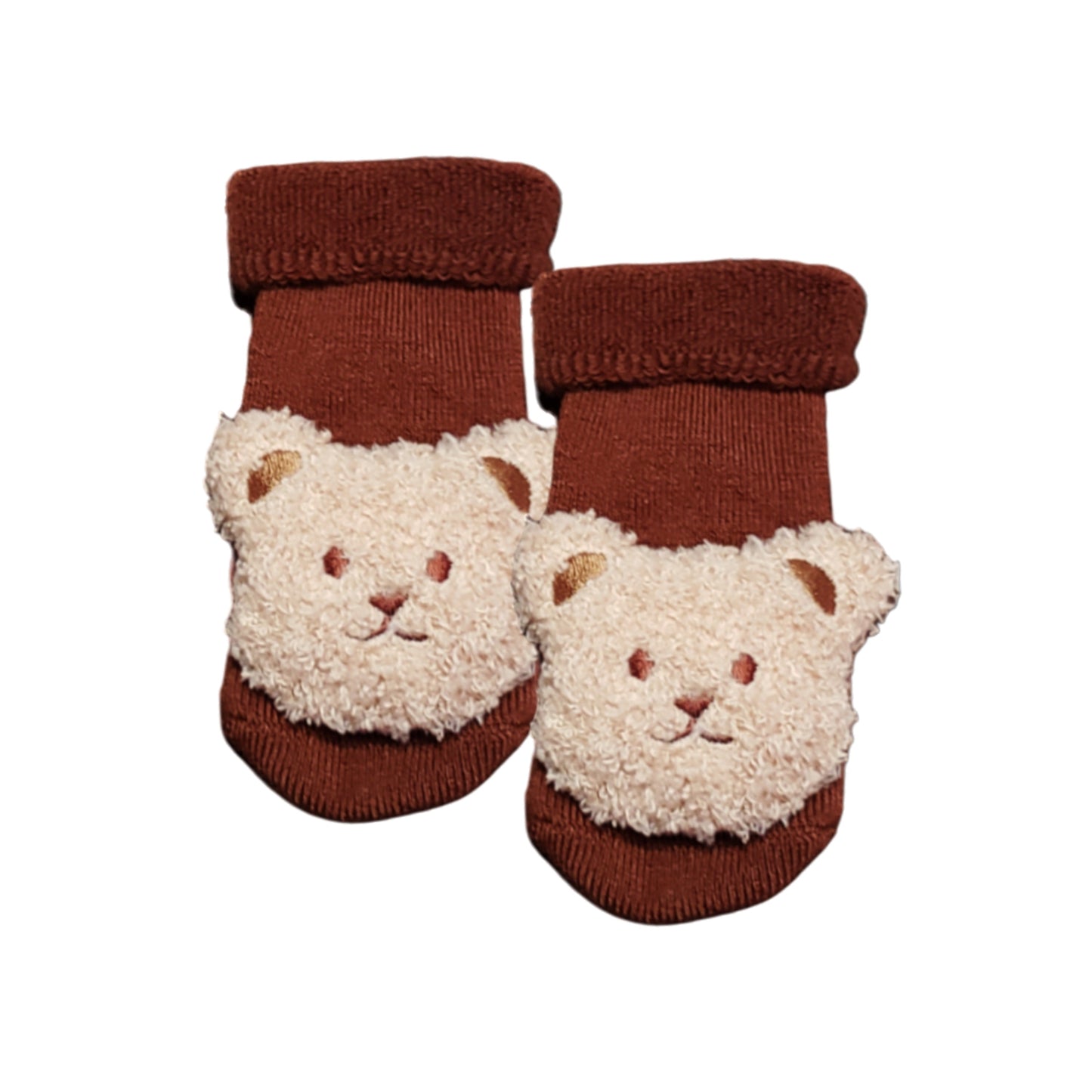 Teddy Bear cozy socks for baby and toddler