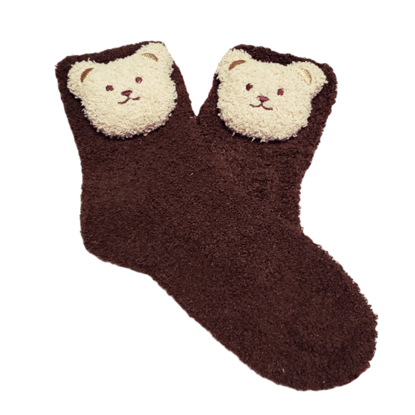 Teddy Bear fuzzy socks for adults and teens