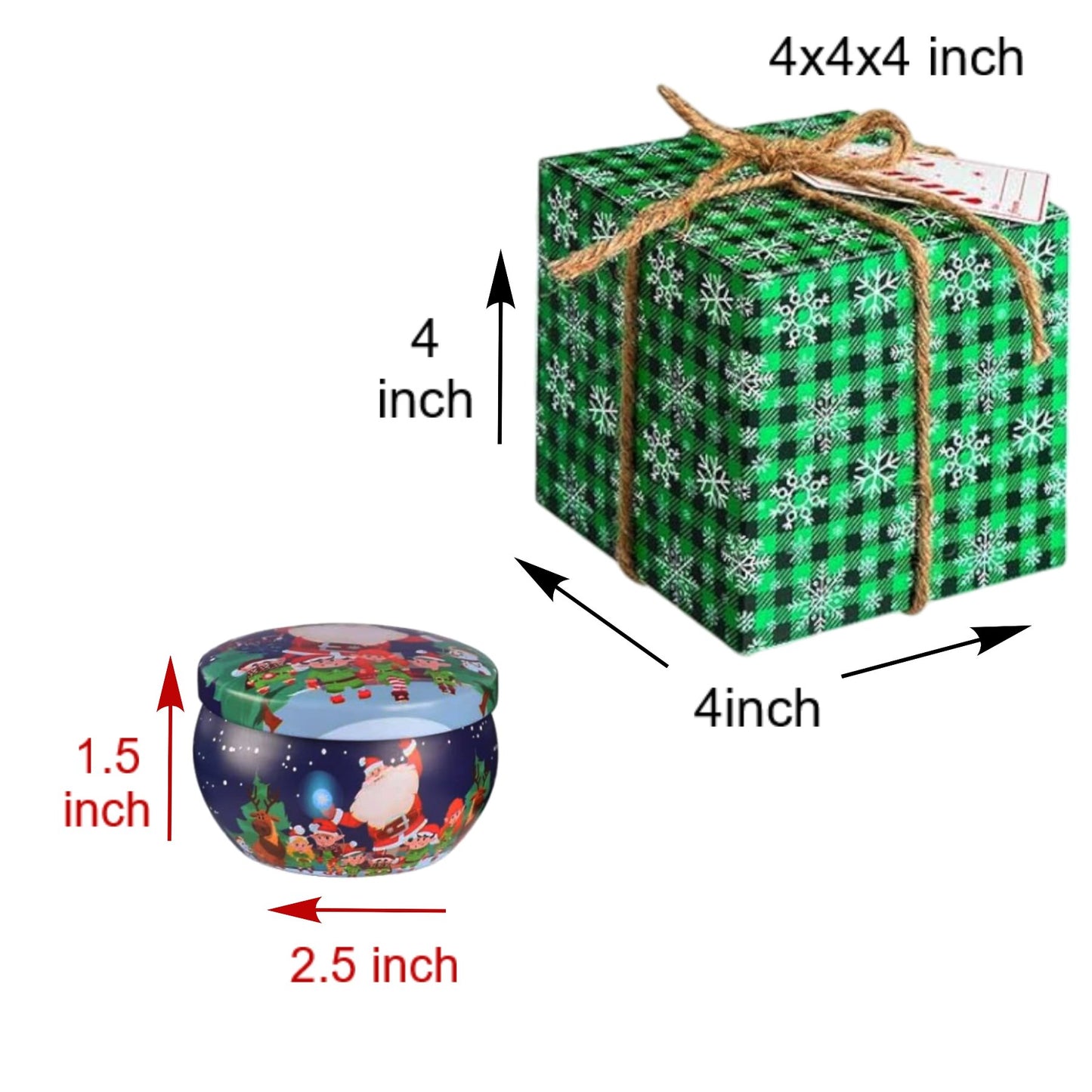 Christmas Socks and candle gift set