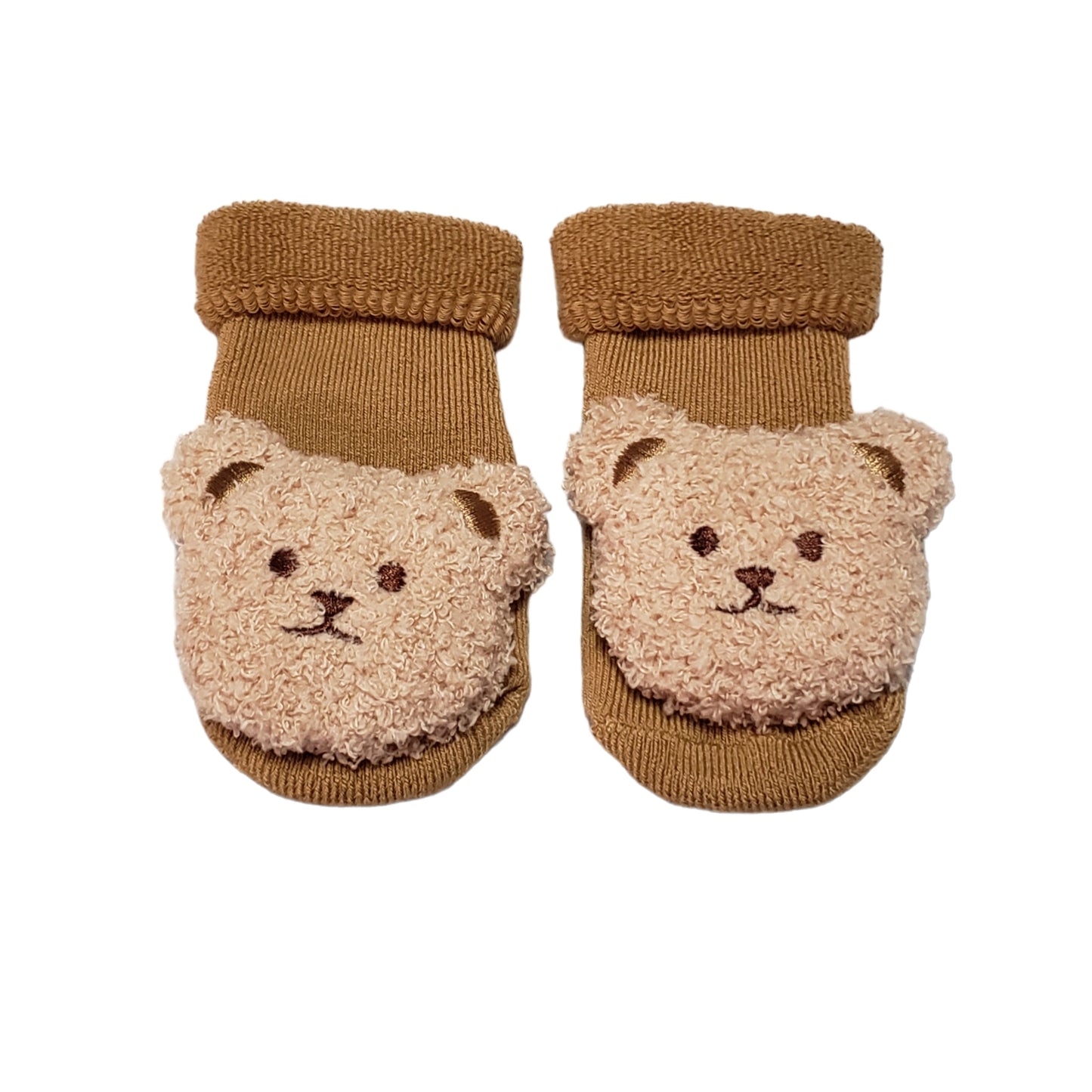 Teddy Bear cozy socks for baby and toddler