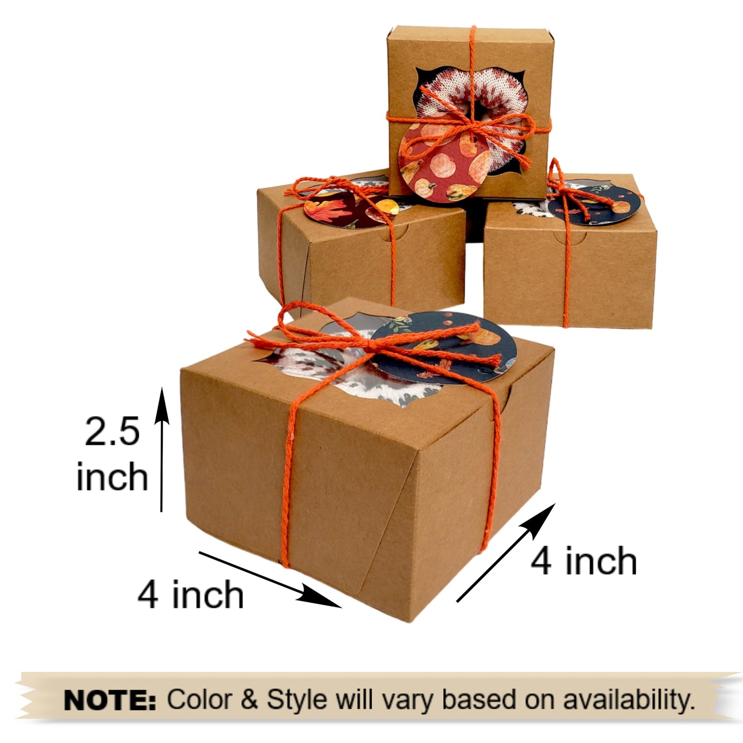 Wool socks gift box - Fall themed donut socks