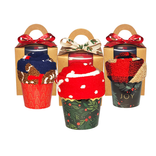 Holiday Socks Gift for Teens, Christmas cozy socks gift box for adults and teenagers.