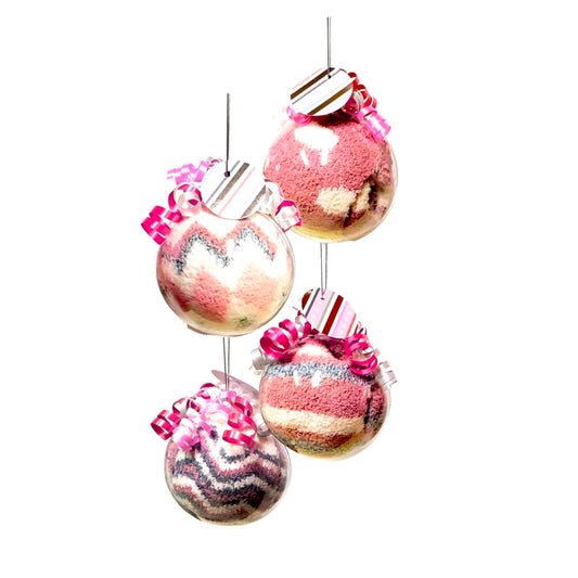 Pink Socks Christmas Ornament – Cozy Gift Favor for Adults & Teens