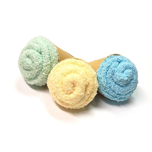 Ice Cream Cone Baby fuzzy socks