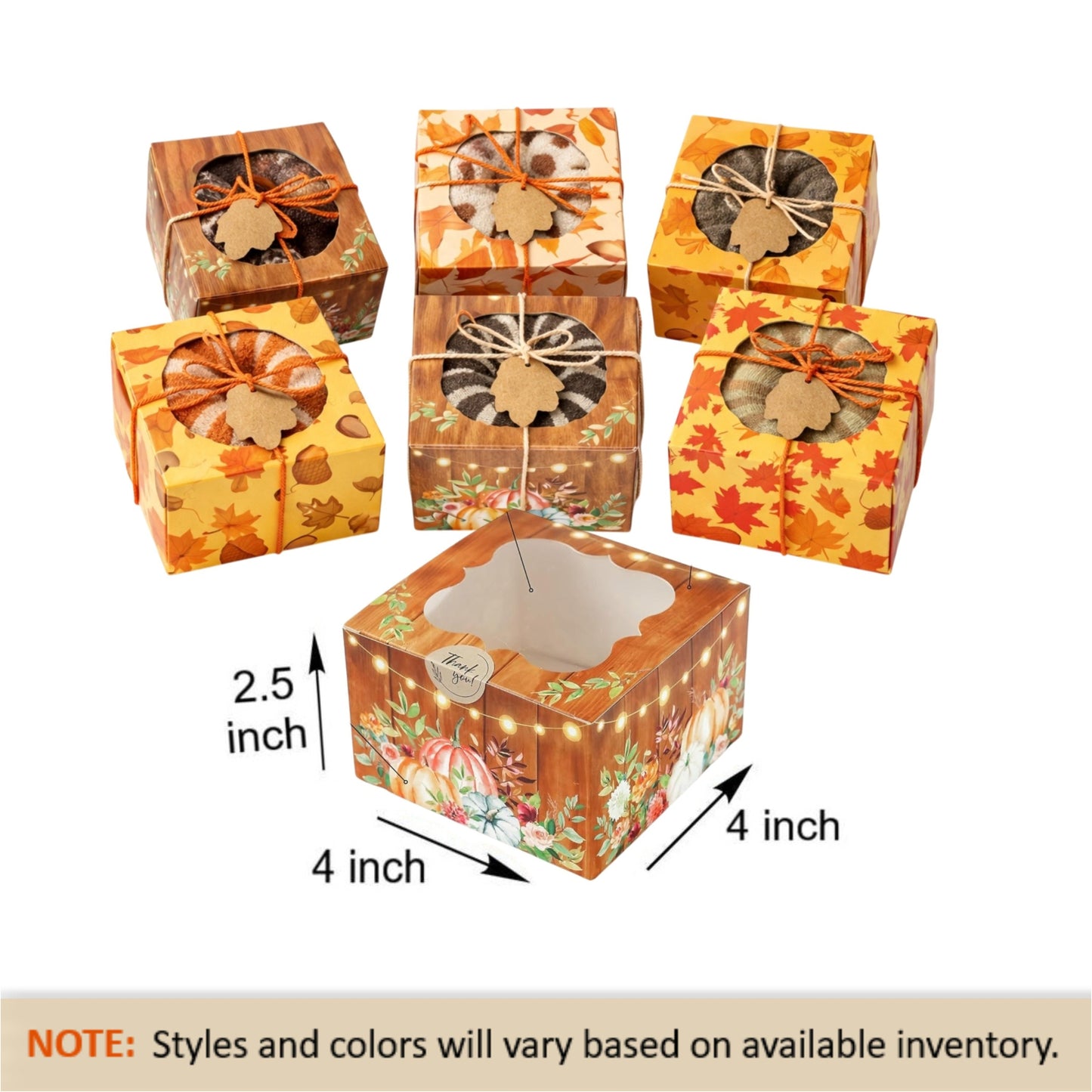 Fall Cozy Sock Donut Gift Box – Gift Ready