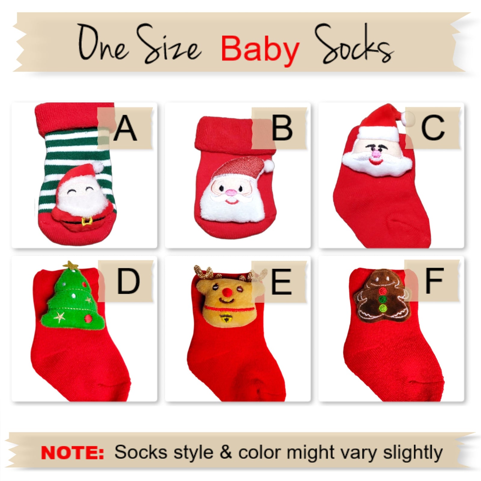 Baby’s First Christmas Socks