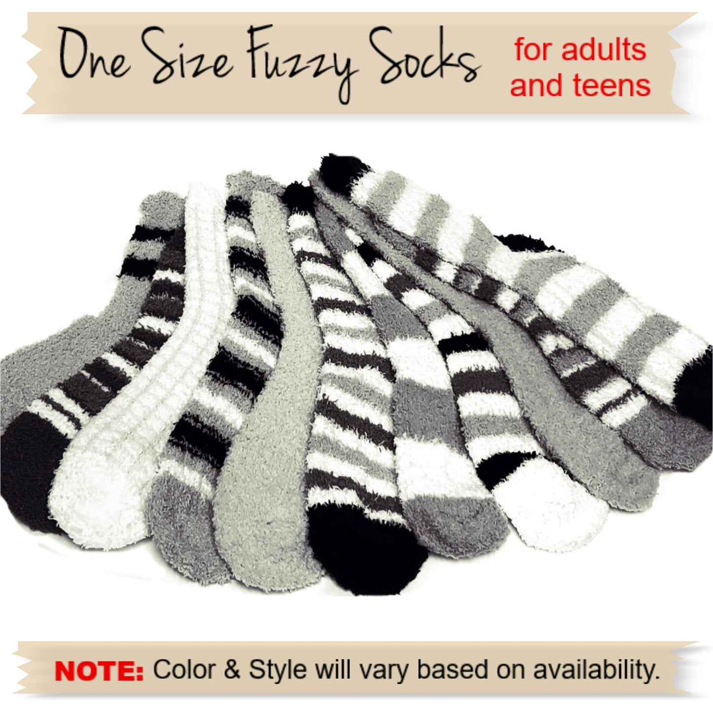 Black-Gray Socks Christmas Ornament