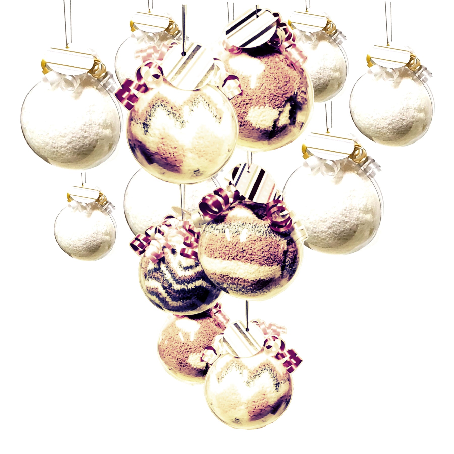 Neutral Cozy Socks Ornaments – Christmas Gift Favors for Adults & Teens