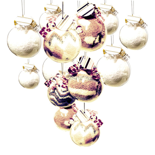 Neutral Cozy Socks Ornaments – Christmas Gift Favors for Adults & Teens