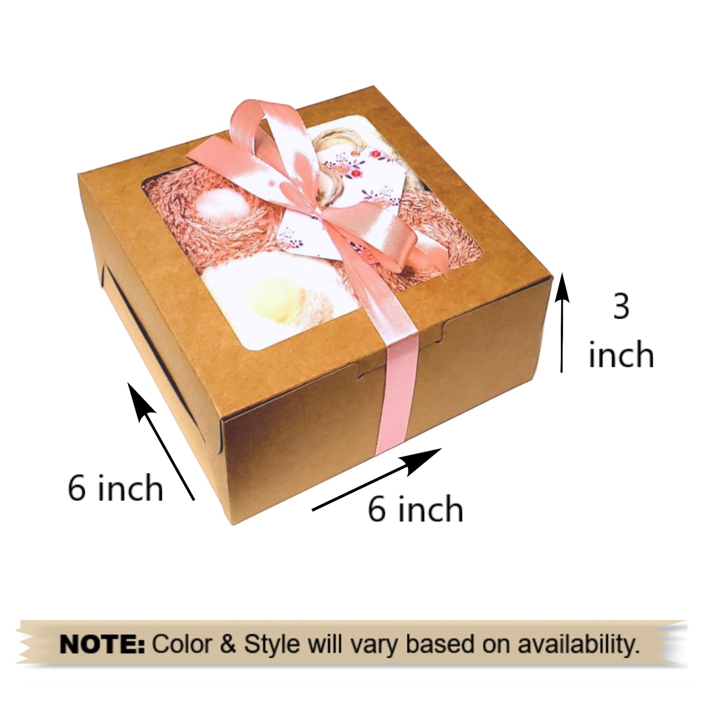 Valentine's Day Cupcake Socks Gift Box