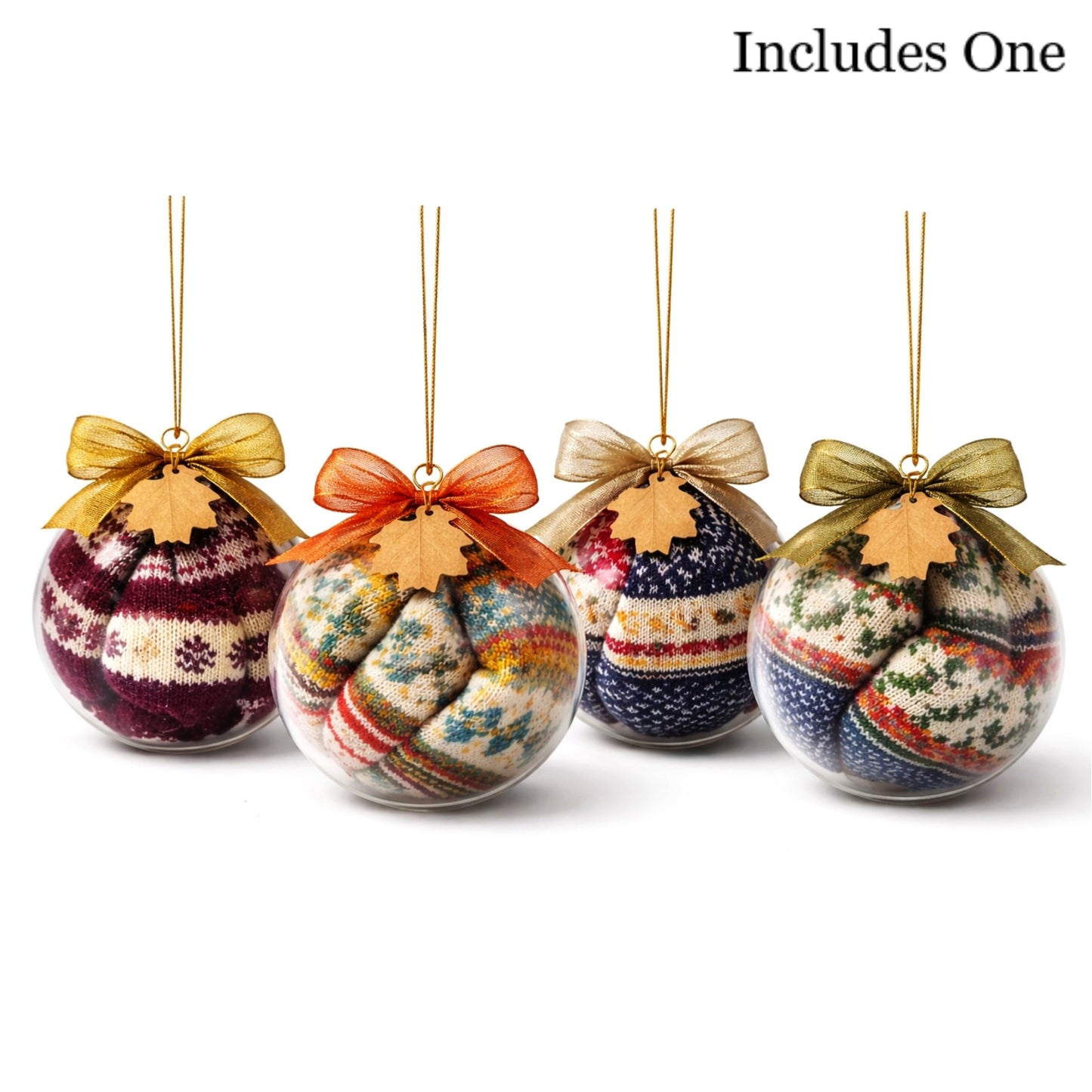 Knit Sock Ornament – Holiday Gift Ready