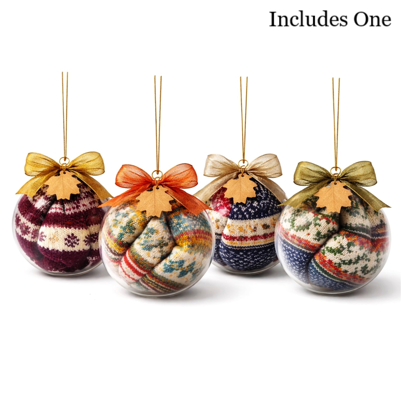 Knit Sock Ornament – Holiday Gift Ready