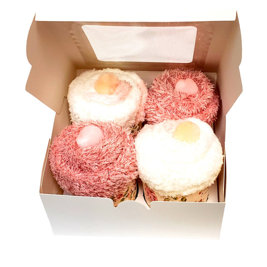 Women's Cozy Cupcake Socks Gift Box