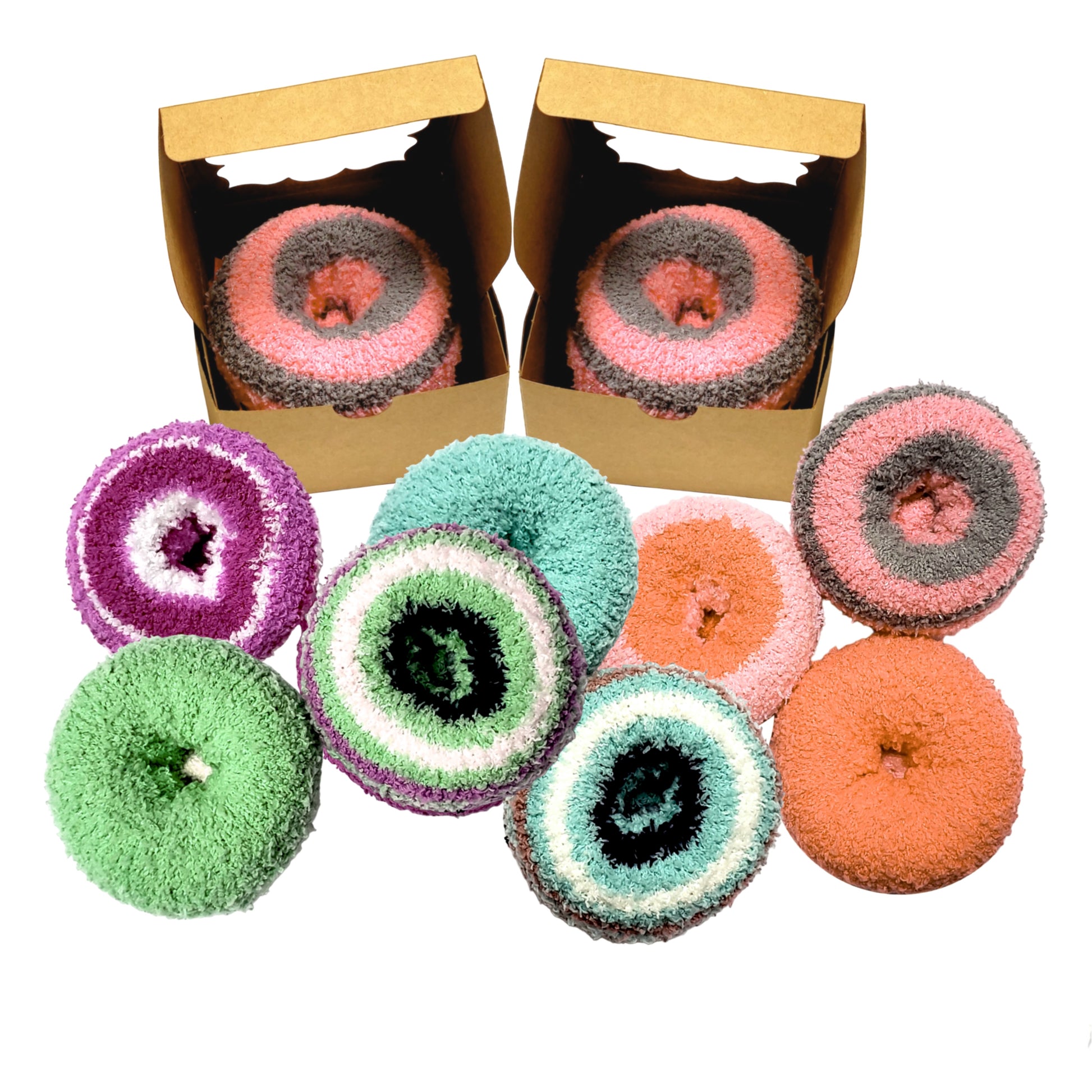 Donut Fuzzy Socks