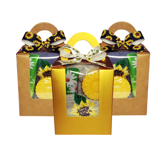 Sunflower self-care gift box for teen girls and women,