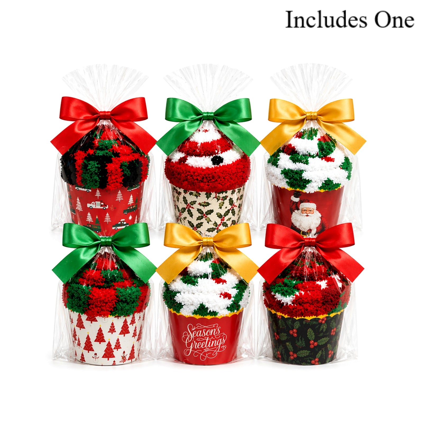 Christmas Cozy Socks Cupcake Gift for adults and teens