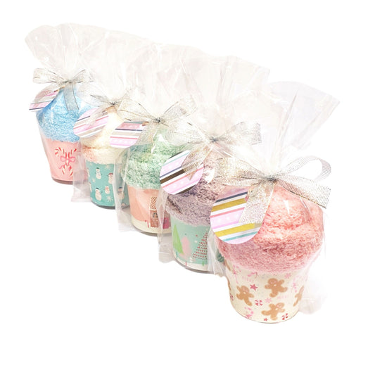 Pastel Christmas Party Favors