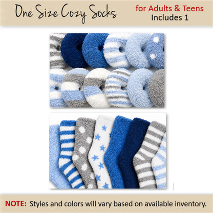 Teen Boy Birthday Favors — Cozy Socks Donut Gift Box