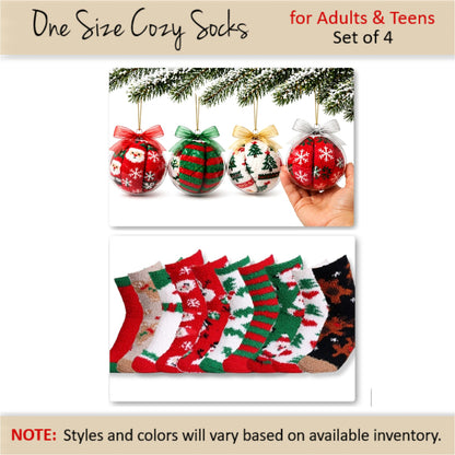 Christmas Cozy Socks Ornaments — Holiday Gift