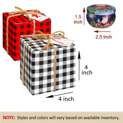 Christmas Cozy Sock & Candle Gift Box