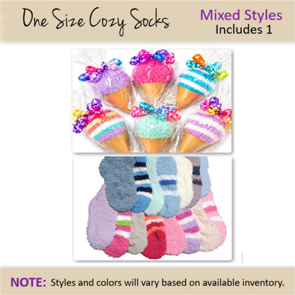 Ice Cream Baby Shower Favor — Baby Socks Gift