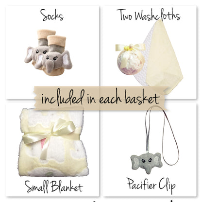 Gender Neutral Baby Shower Gift Basket