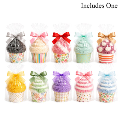 Cozy Socks Cupcake Party Favors, Thank-You Cozy Socks Cupcake Gift, Small Appreciation Gift, Coworker Teacher Gift, Cute Gift for Women, Guest Welcome Gift 