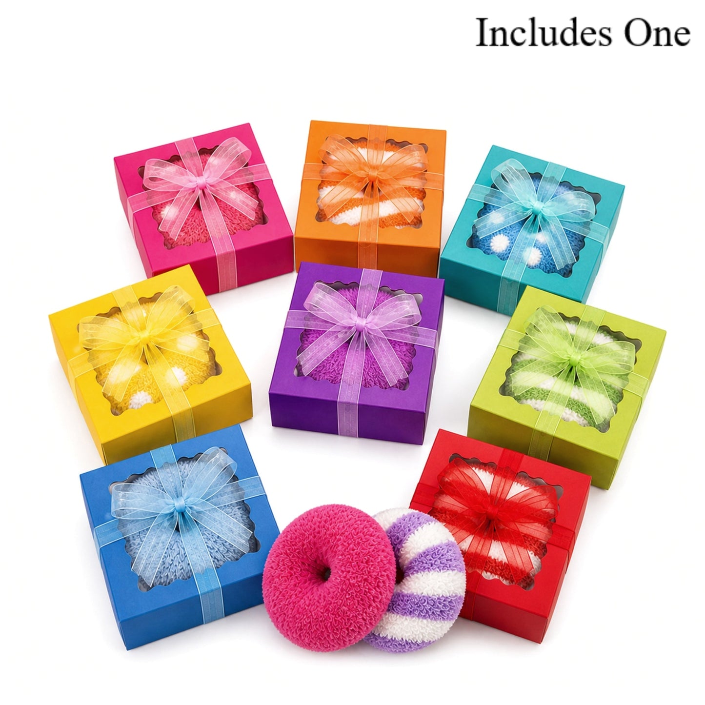 Birthday Cozy Socks Donut Gift Box, Donut Party Favors, Guest Thank You Gift, Small Birthday Gift, Coworker & Teacher Gift