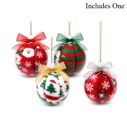 Christmas Cozy Socks Ornaments — Holiday Gift