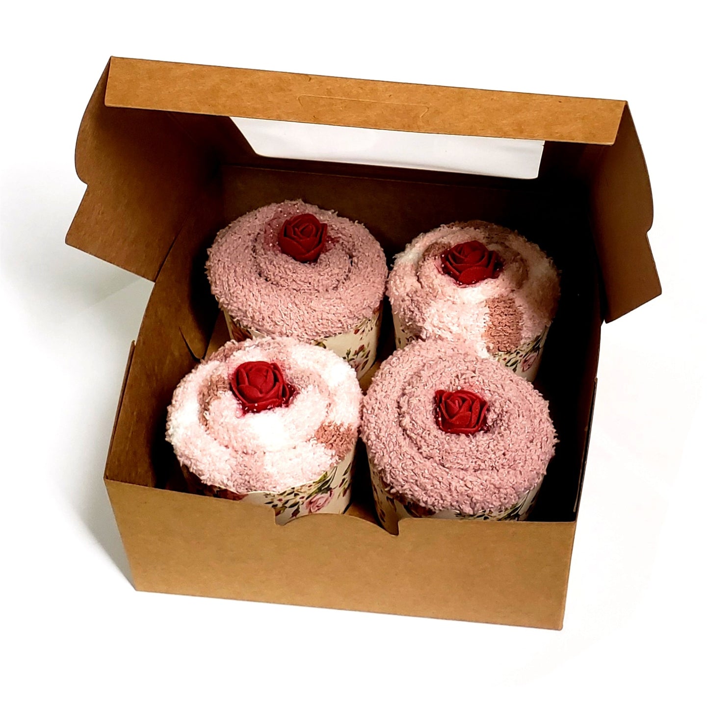 Fuzzy Cupcake Socks Gift Box for Her