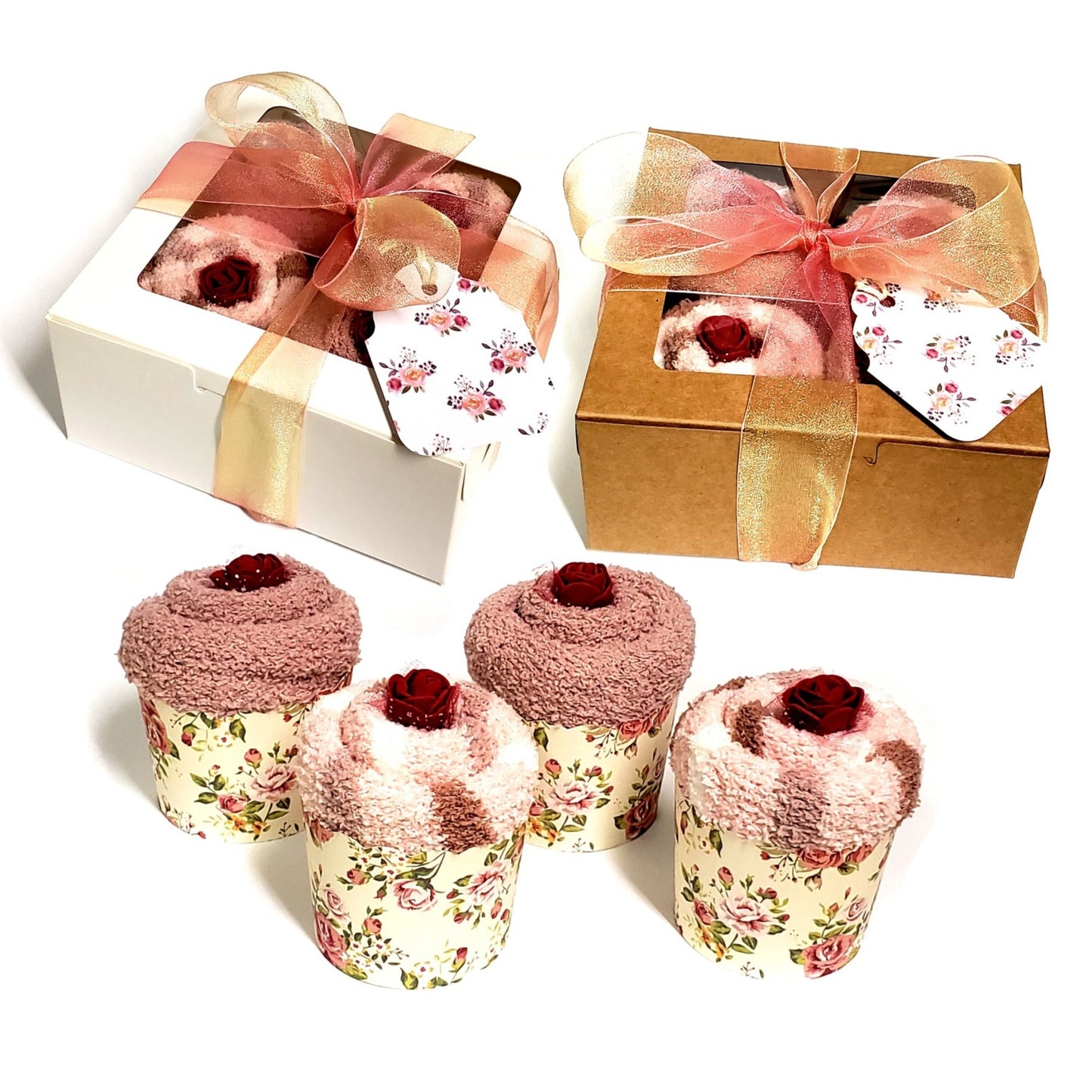 Cozy Cupcake Socks Gift Box for Women