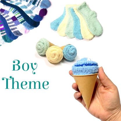 Boy Baby Shower Ice Cream Cone Party Favors