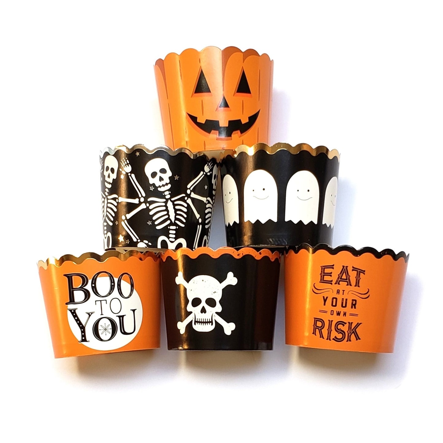 Halloween party favors with ribbon bow