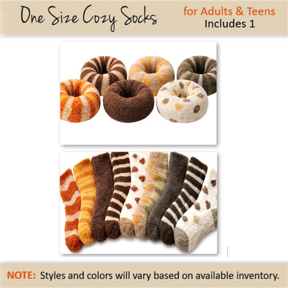 Fall Cozy Sock Donut Gift Box – Gift Ready
