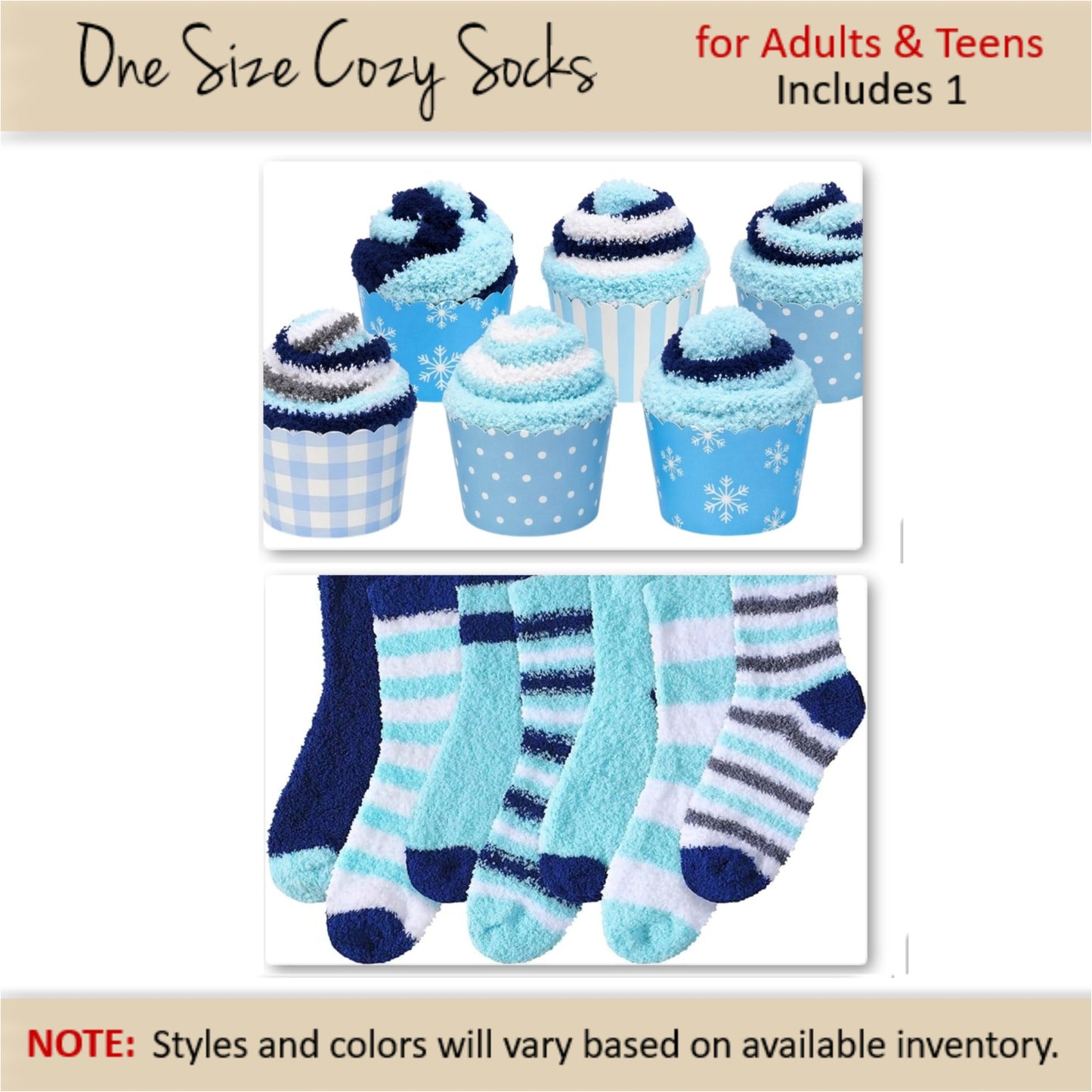 Winter Wonderland Gift Box — Cozy Socks Cupcake