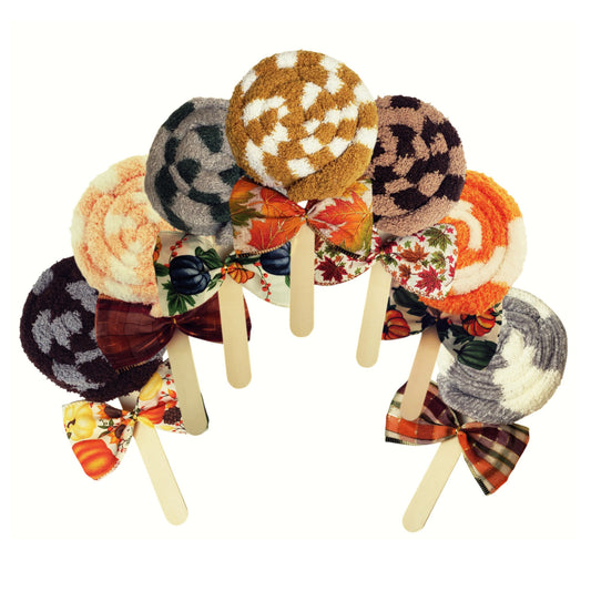 Fall Party Favors - Cozy Socks Lollipops