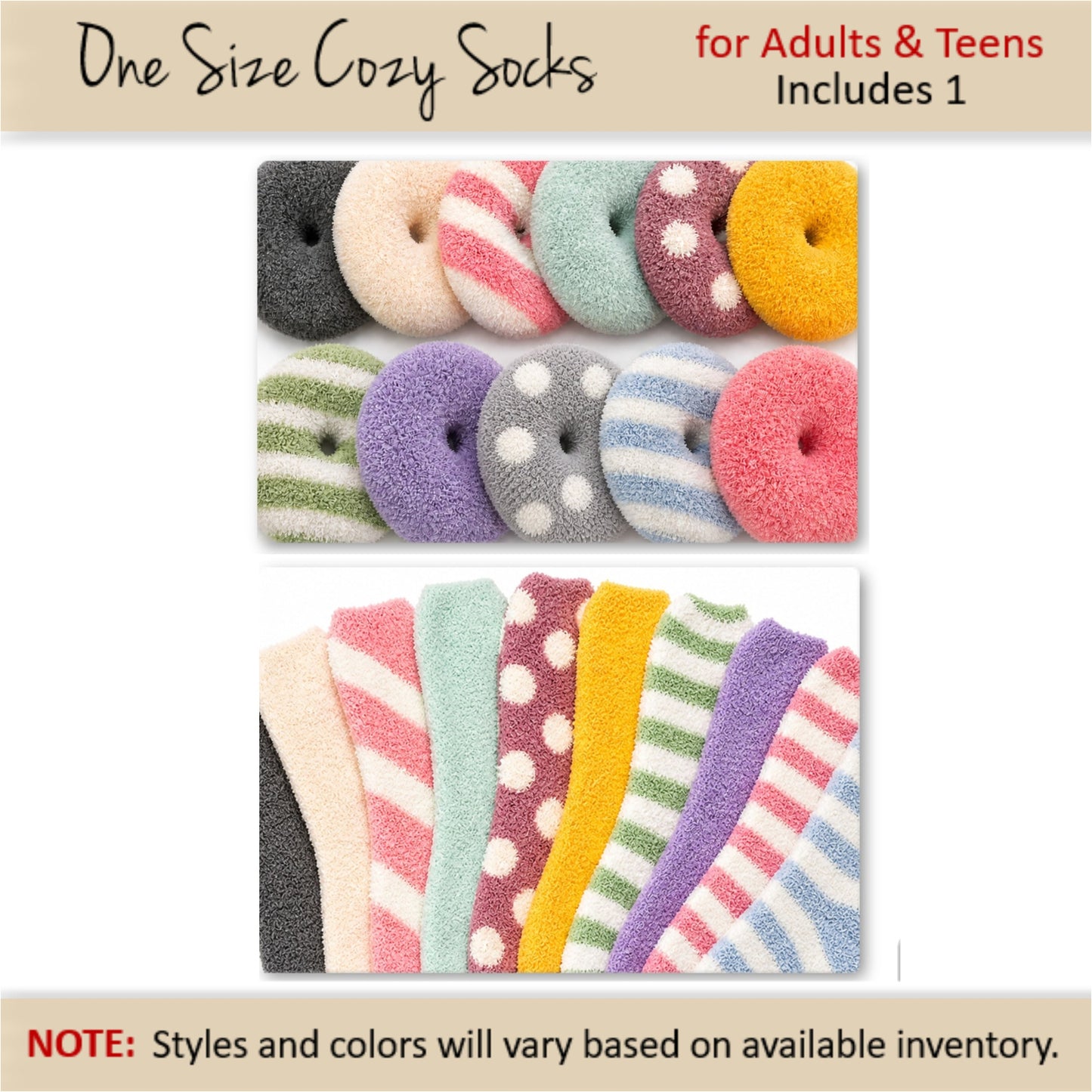 Cozy Socks Donut Gift Box