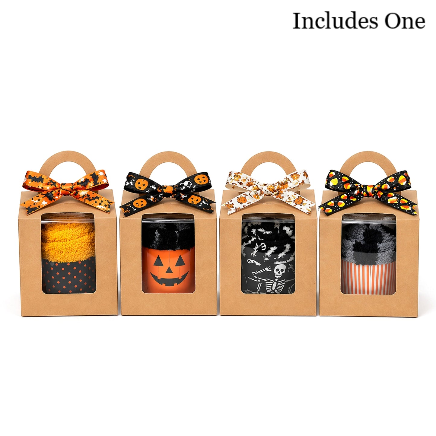 Halloween Cupcake Gift Box – Cozy Socks Gift