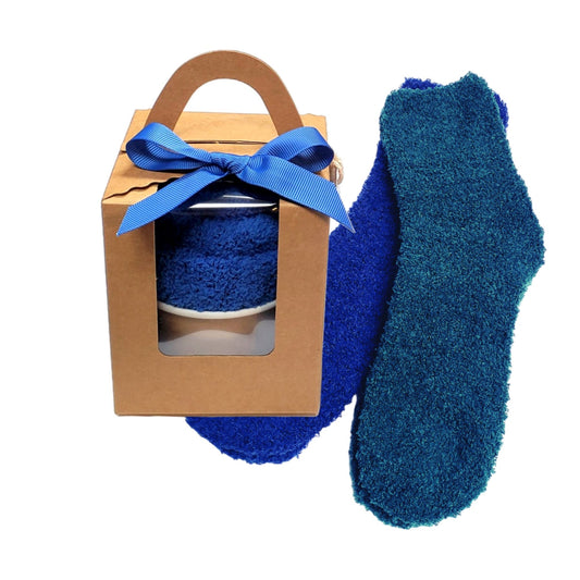 Men's Minimalist Warm Fuzzy Socks Gift Box for Him