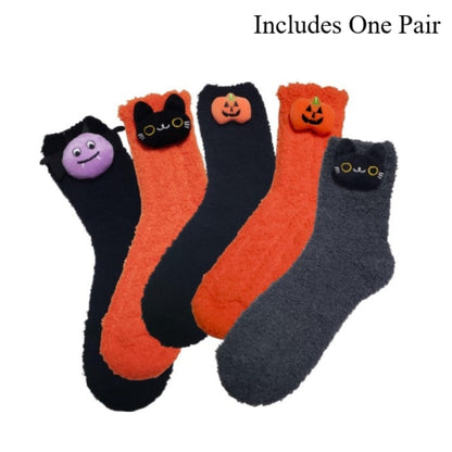 Cozy Halloween Socks 