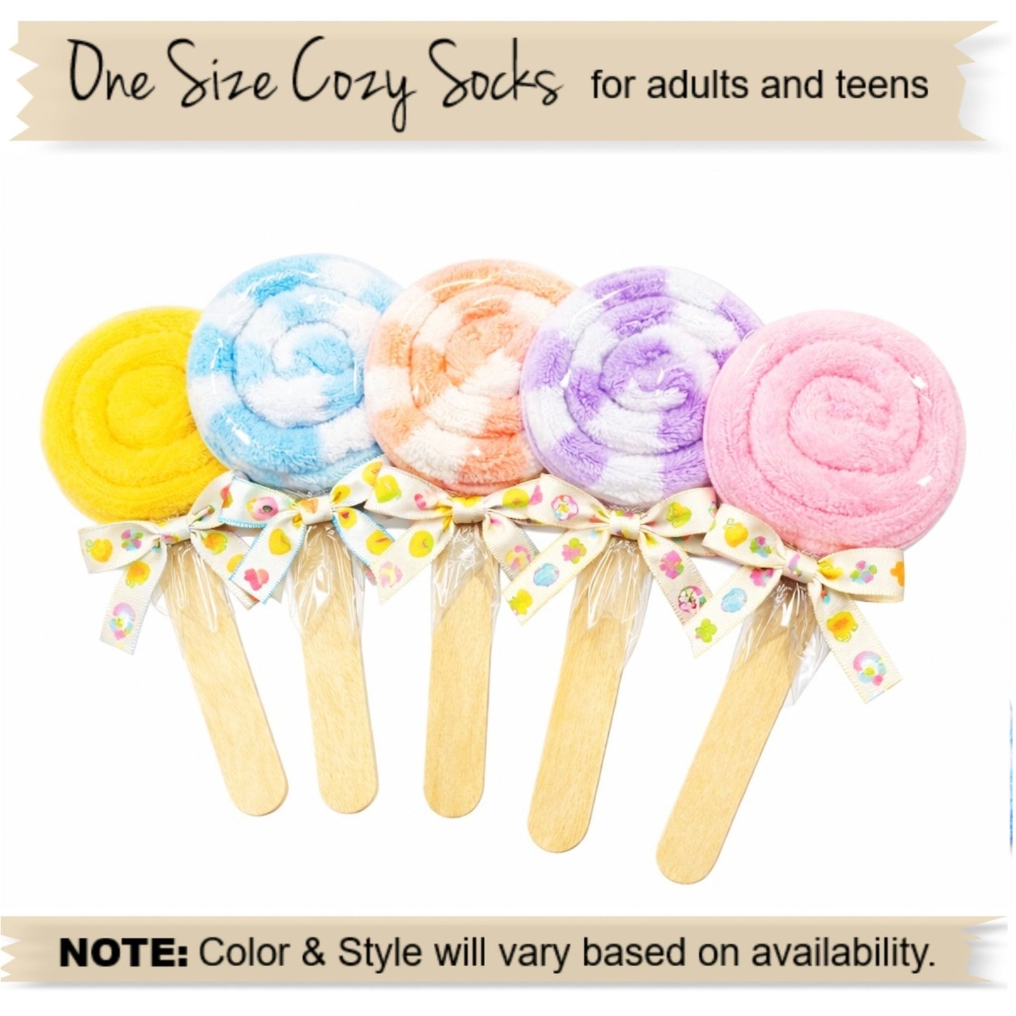 Easter Lollipops – Cozy Socks for Adults & Teens