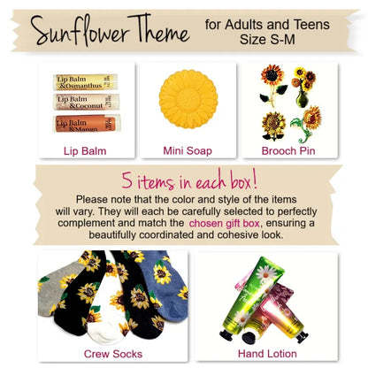 Sunflower Socks Gift Box