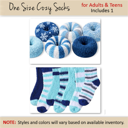 Winter Wonderland Cozy Sock Donut  Gift Box