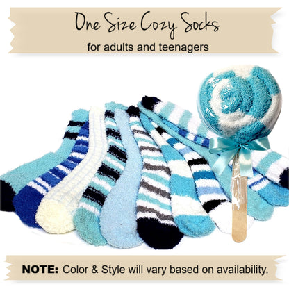 Blue Lollipops – Cozy Socks for Adults & Teens