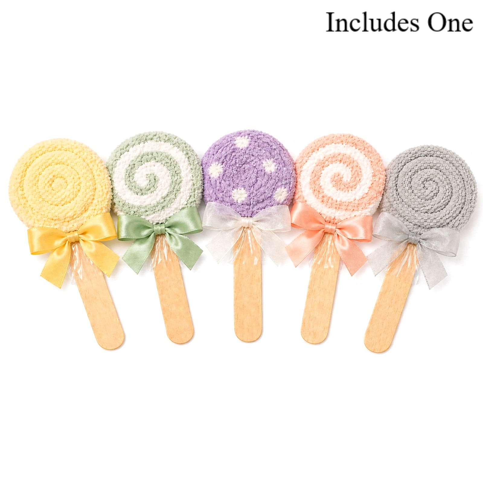 Gender Neutral Baby Shower Favors — Cozy Sock Lollipop Gift