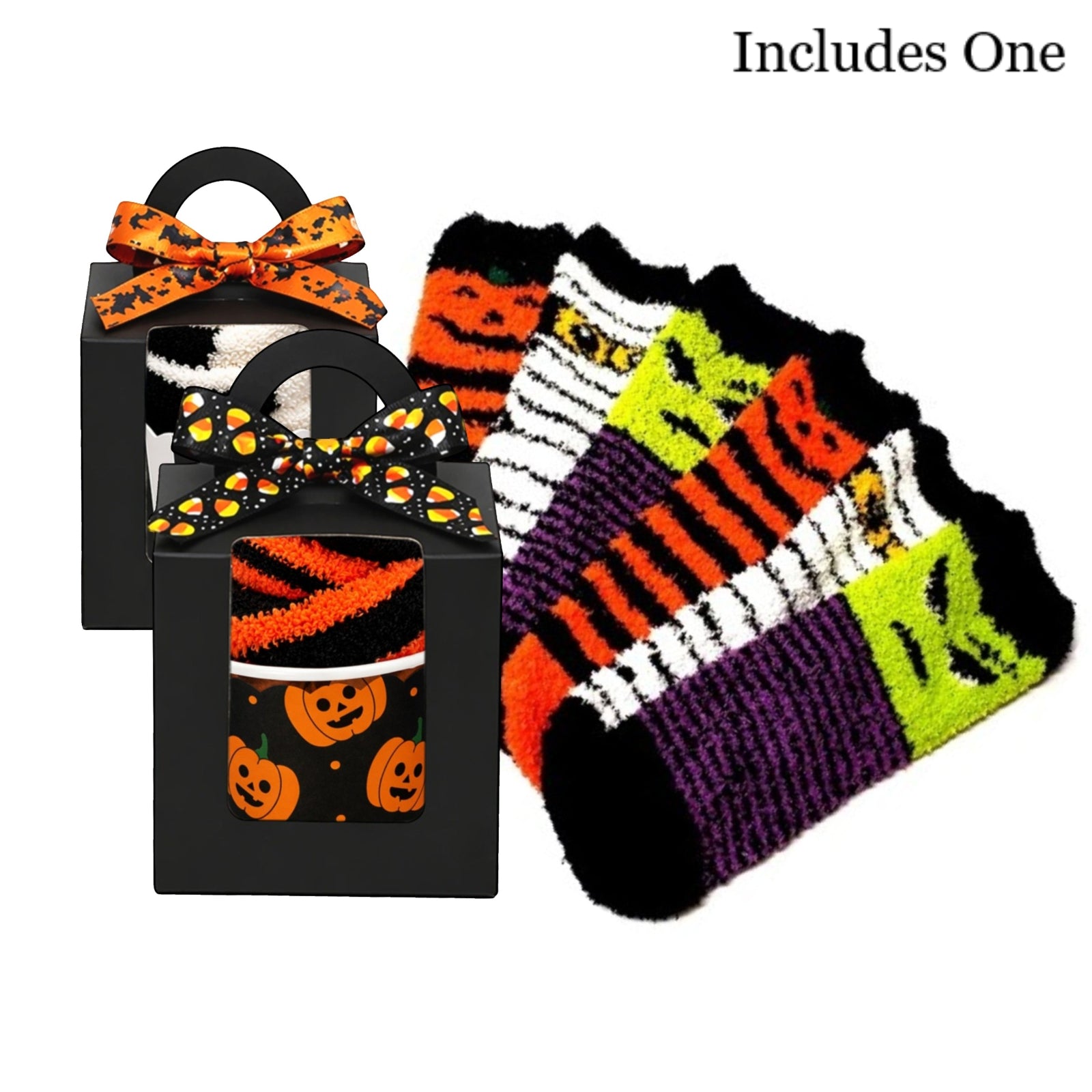 Cozy Halloween Sock Gift Box