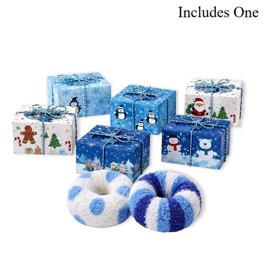 Winter Wonderland Cozy Sock Donut  Gift Box