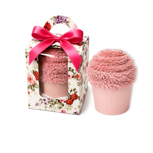 Floral Gift Box  —  Fuzzy Socks Gift For Her