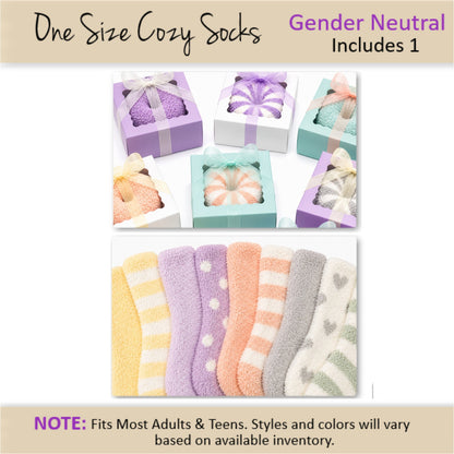 Gender Neutral Baby Shower Favors — Cozy Sock Donut Gift Box